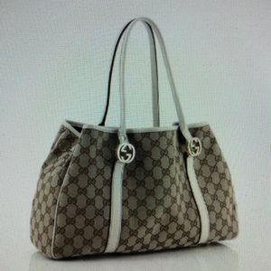 COPY - Authentic Gucci medium GG Twins Canvas Tote